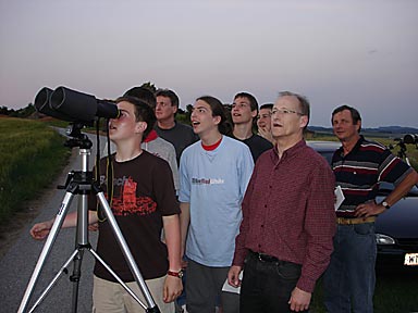 Manche Anblicke begeistern auch ohne Teleskop