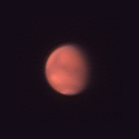 Der Mars am 14. August 2005 um 04h36 MESZ