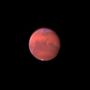 Mars am 10. Oktober 2005 um 00h39 MESZ