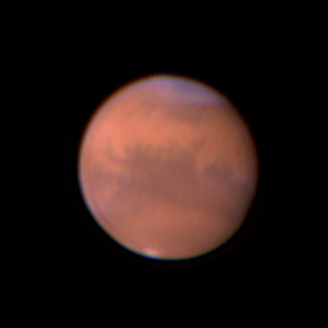 Mars am 10. Oktober 2005 um 01h21 MESZ
