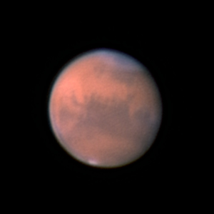 Mars am 10. Oktober 2005 um 01h50 MESZ