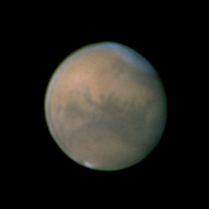 Mars am 10. Oktober 2005 um 02h54 MESZ