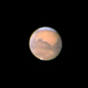 Mars am 16. Oktober 2005 um 01h13 MESZ