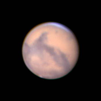 Mars am 25. Oktober 2005 um 01h52 MESZ