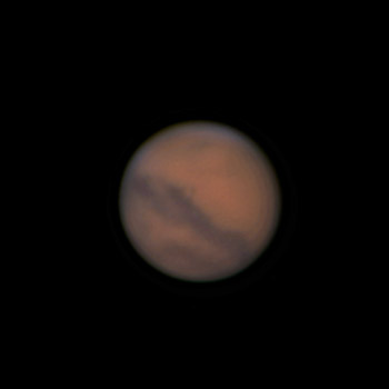 Mars am 30. Oktober 2005 um 01h32 MESZ