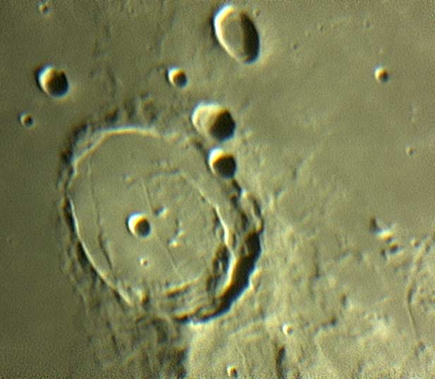 Krater Posidonius am 16. Jänner 2005