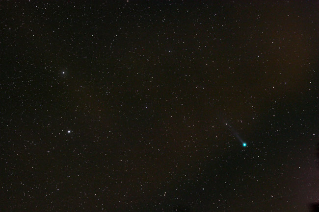 Komet C/2006 M4 (SWAN) neben M13