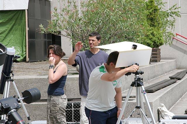 Sonnenbeobachtung am 28. Juni 2006