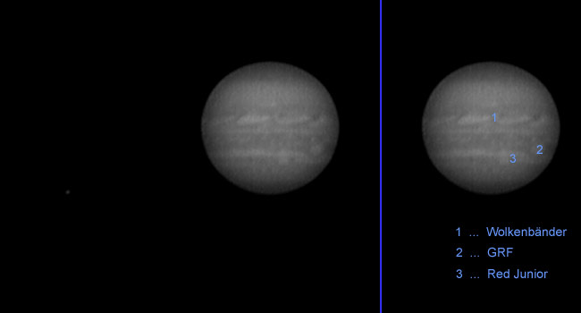 Jupiter mit GRF am 07. Mai 2006