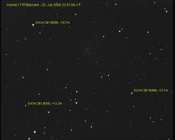 Komet 177P/Barnard am 21. Juli 2006