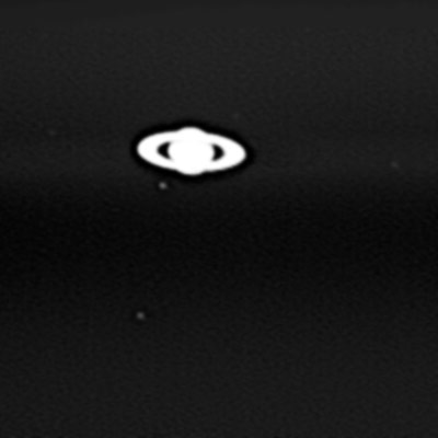 Saturnsystem mit 3000mm - Original, 21:50:34 - 21:51:24 UT