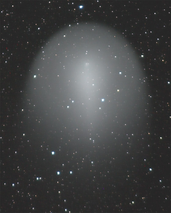 Komet 17P/Holmes am 28. November 2007