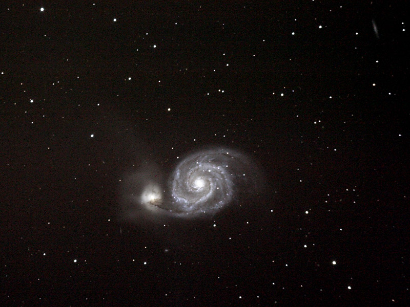Spiralgalaxie M51 am 15. April 2007
