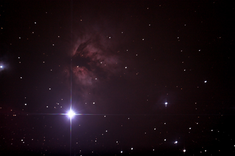 Flammennebel NGC 2024 am 15. März 2007