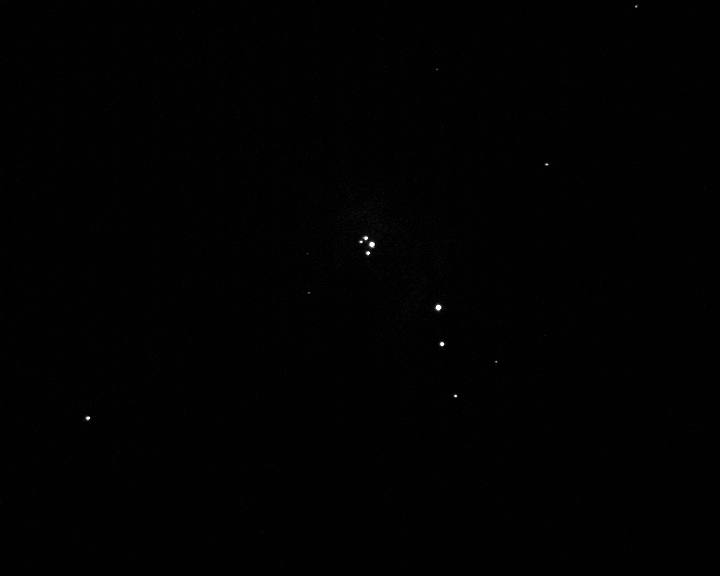 Orionnebel M42 am 02. Februar 2008