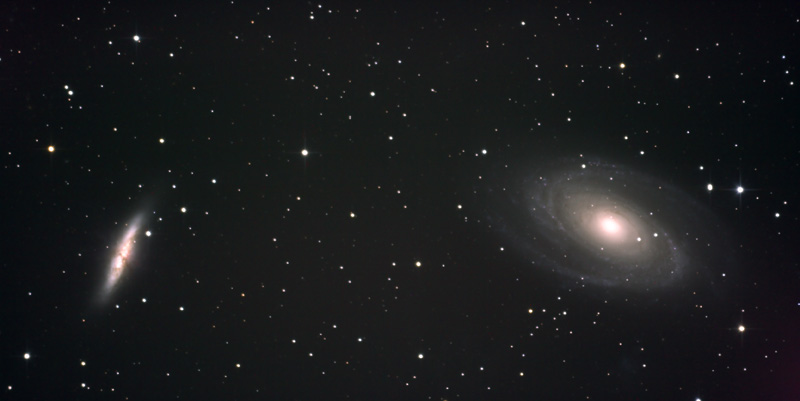 Galaxie M81 und M82 - Klicken für größere Version