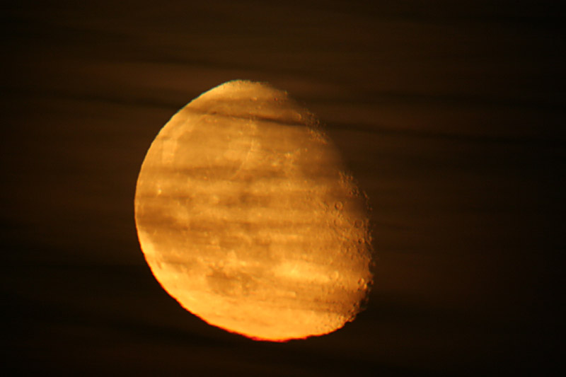Mondaufgang 18. Oktober 2008 um 18:15 UT