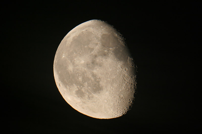 Mondaufgang 18. Oktober 2008 um 18:47 UT