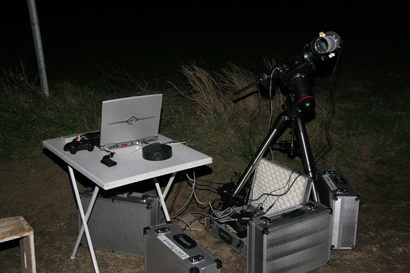 Table with notebook