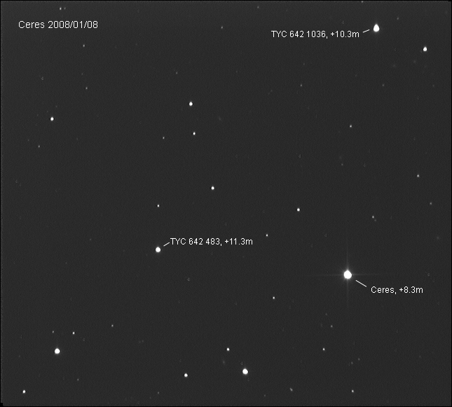 Ceres am 08. Jänner 2008