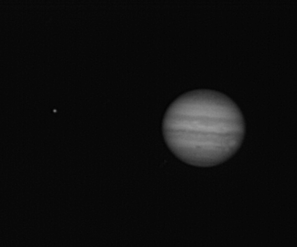 Jupiter mit GRF und Mond Io
