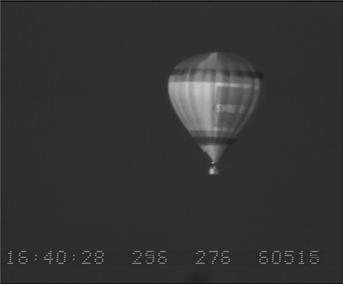 Heißluftballon am Osthimmel