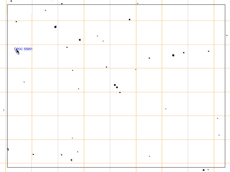 Doppelstern CRB1 am 12. Juli 2009 um 22:07 UTC