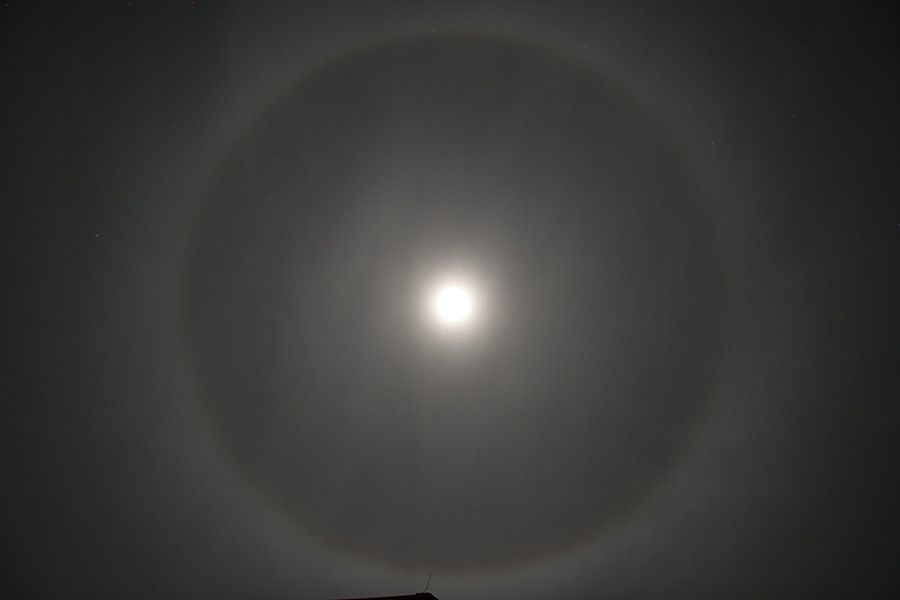 Moon with Halo