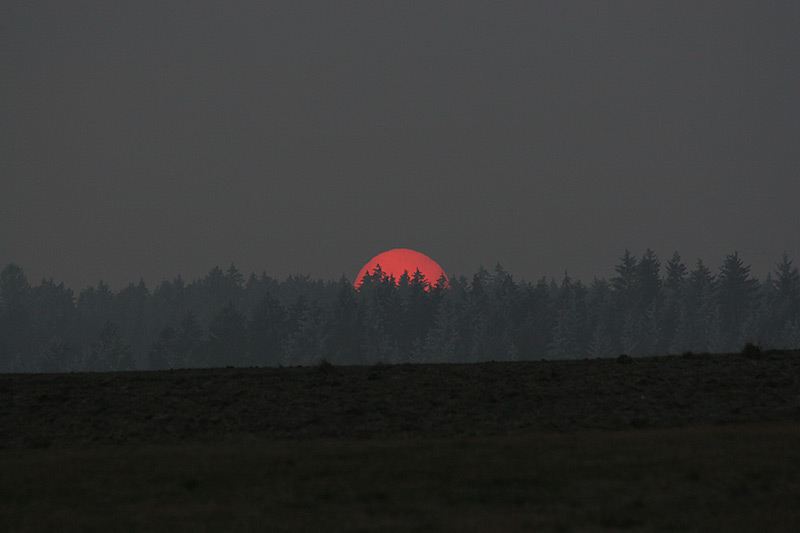 Sonnenuntergang, 01. Jänner 2009 um 15:57 MEZ