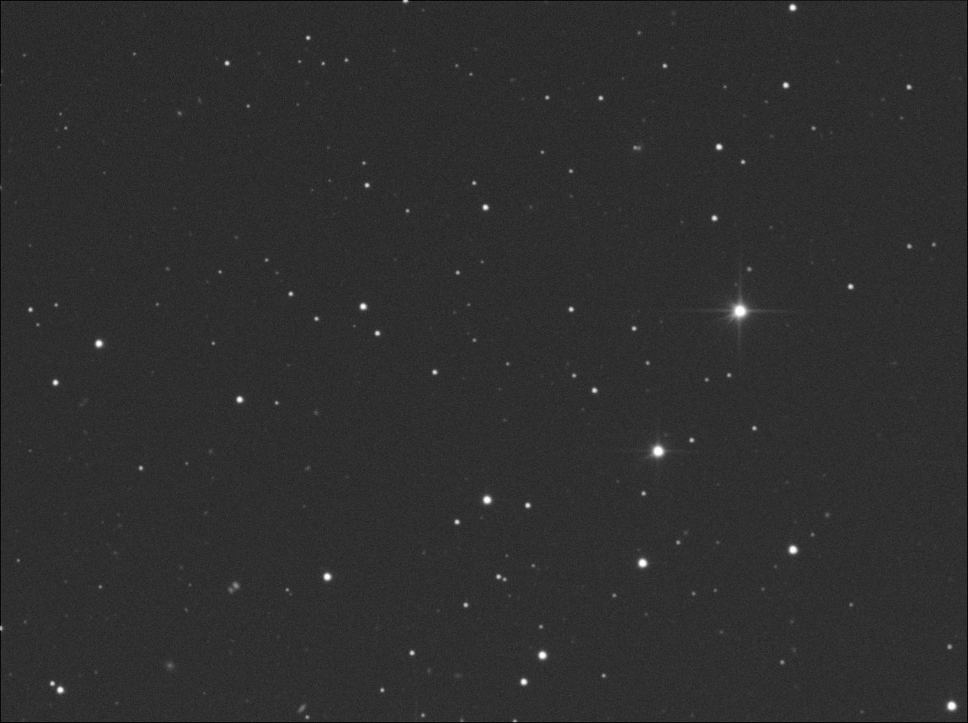 Zwergplanet Haumea am 04. April 2010 um 00:05 UTC