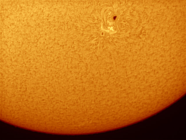 AR11057 im H-alpha Licht