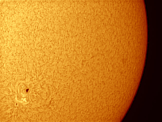 AR11057 im H-alpha Licht