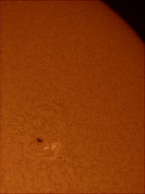 AR11057 im H-alpha Licht