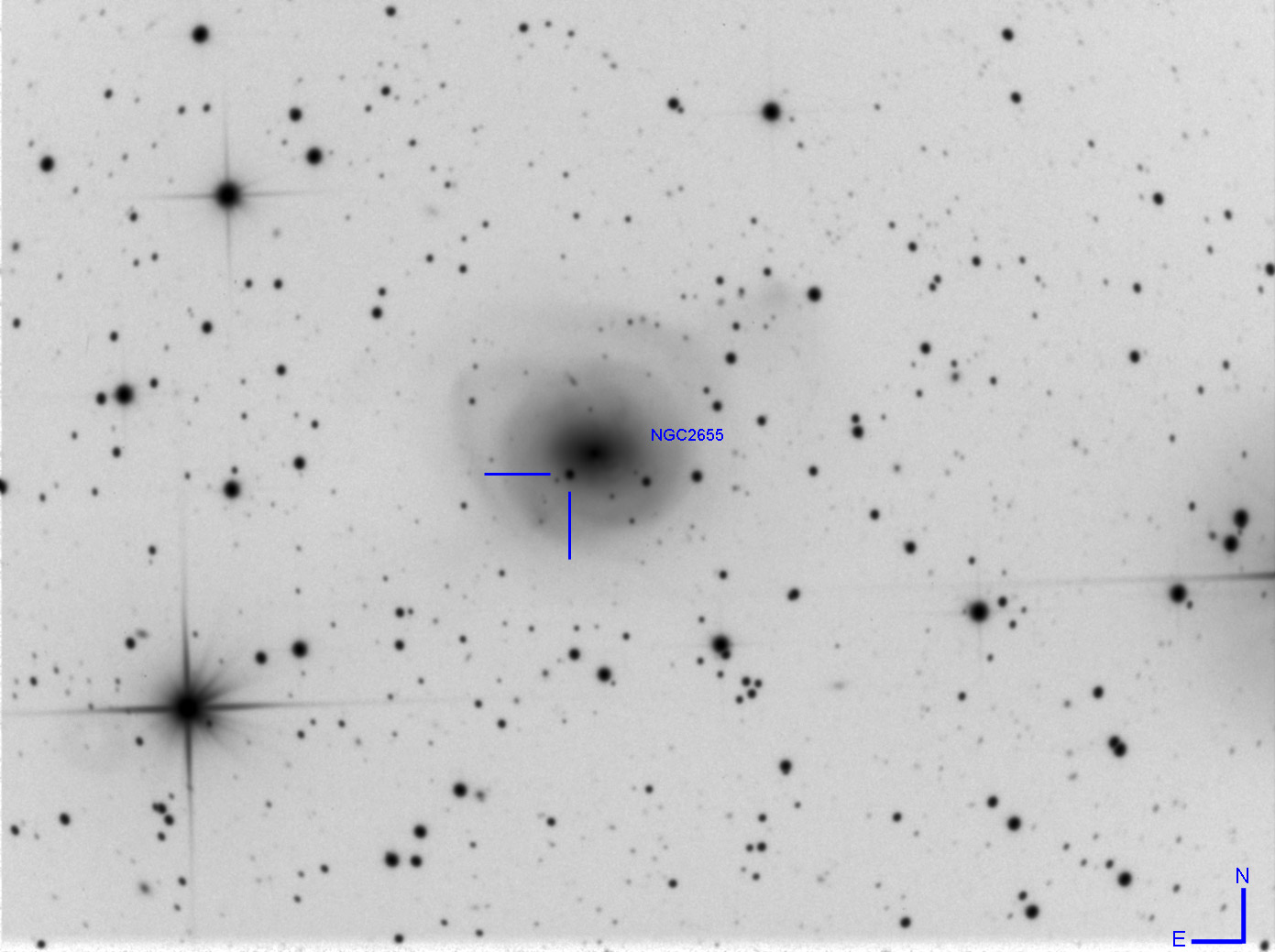 Supernova SN2011b am 06/07. Februar 2011
