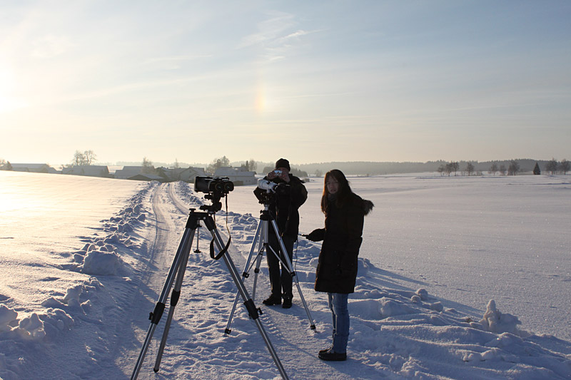 SOFI 04. Jänner 2011, Nebensonne , Gerhard und Cornelia