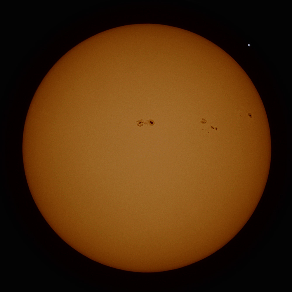 Sonne im Weißlicht