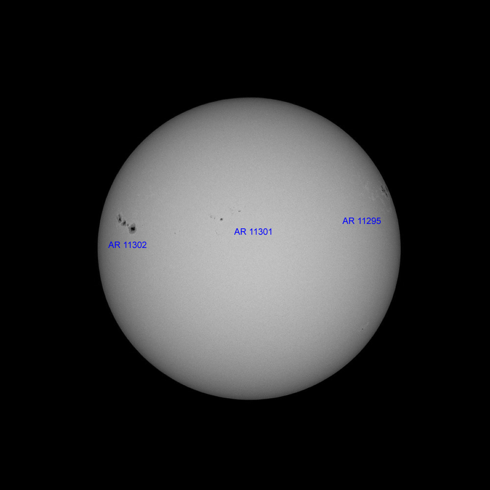 Sonne im Weißlicht