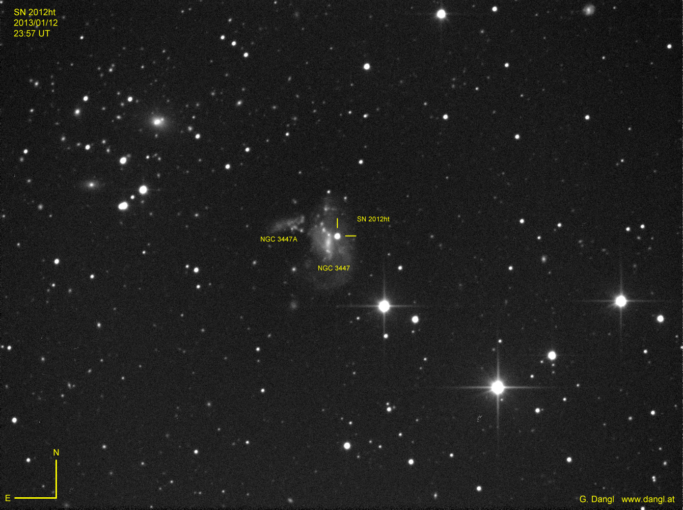 Supernova SN2012ht am 12. Jänner 2013