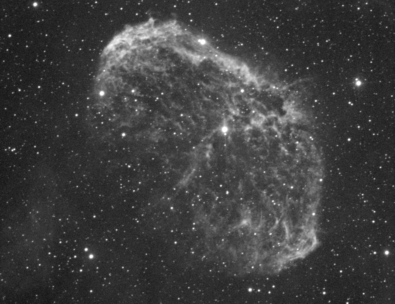 Emissionsnebel NGC 6888 in Hα