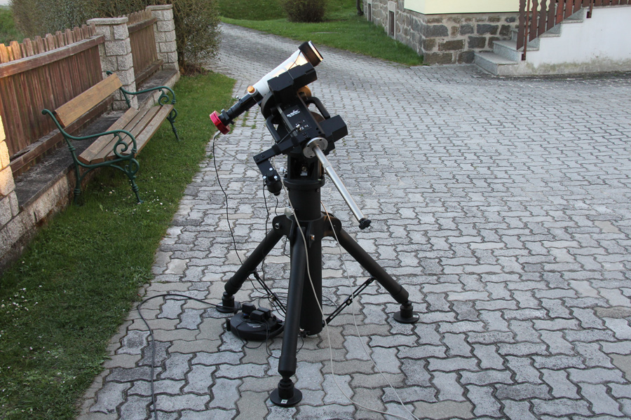 Begegnung von Mond und Aldebaran am 21. April 2015