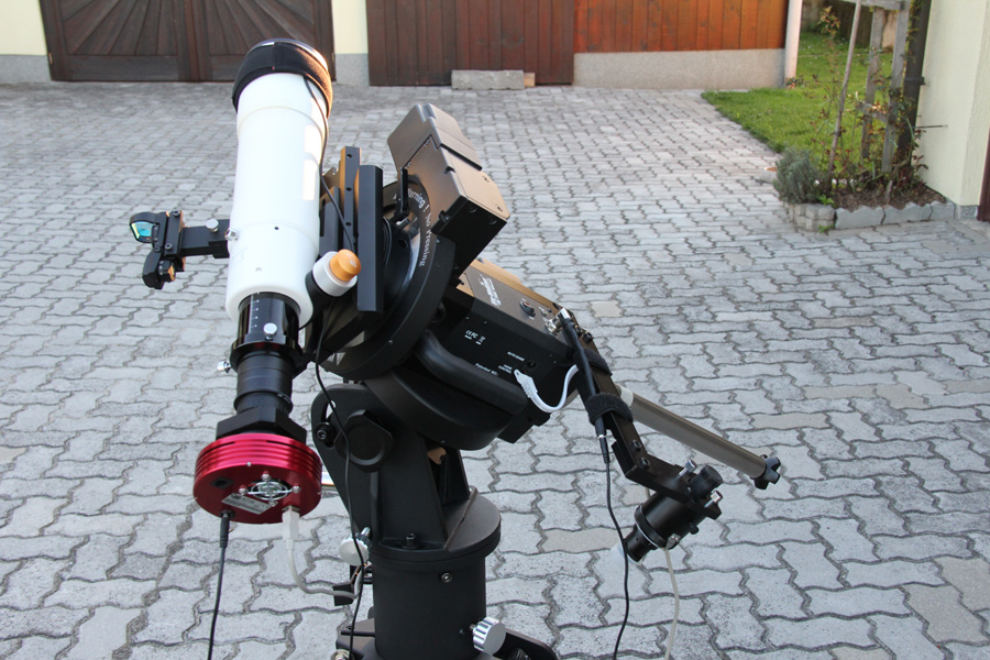 Begegnung von Mond und Aldebaran am 21. April 2015