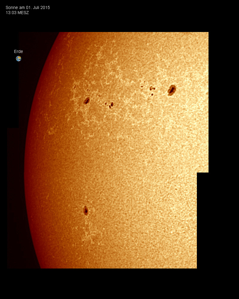 Sonne im UV-Licht