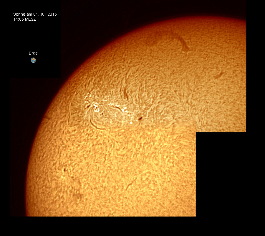 Sonne im H-alpha Licht