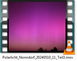 Polarlicht am 11. Mai 2024 - Video 3