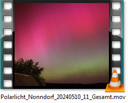 Polarlicht am 11. Mai 2024 - Gesamtvideo