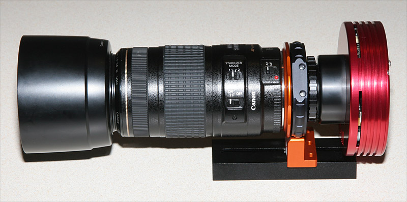 Atik 314L+ am Canon EOS Objektiv 70-300mm