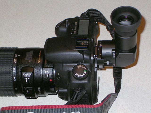 DSRL Canon EOS 20D mit Canon Winkelsucher C