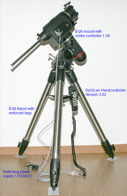 EQ6 mit Handcontroller