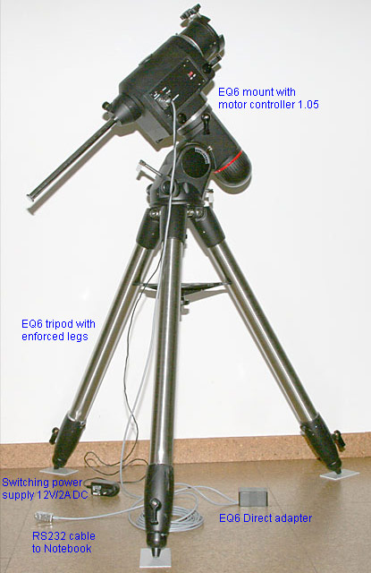 EQ6 mit EQDirect Adapter