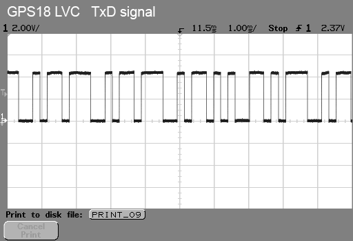 Garmin18 LVC TxD signal